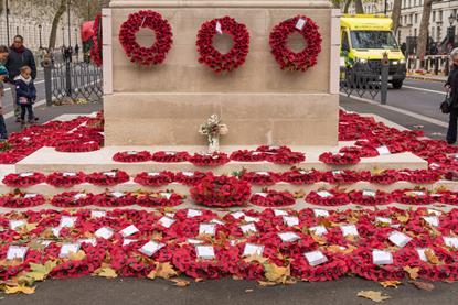 Cenotaph wreaths 2020 shutterstock