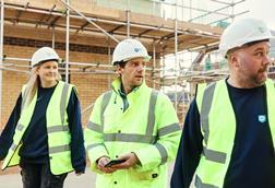 Construction Workers On Site